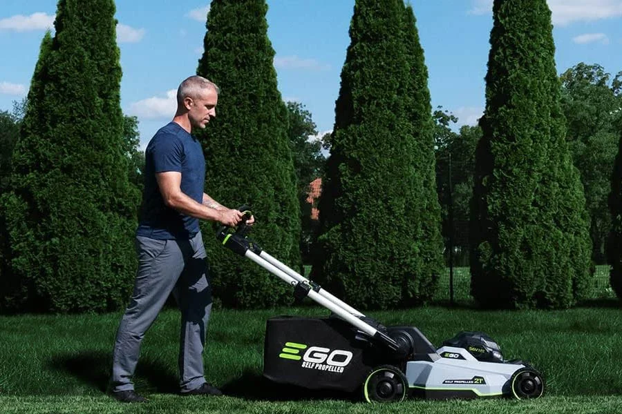small battery operated lawn mowers